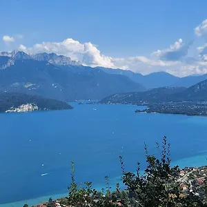  Appartement A 200 Metres Du D'annecy, Spacieux 3 Avec Terrasse Et Jardin